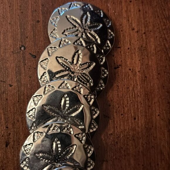 Vintage Stretch Metal Disc Belt - Picture 5 of 6